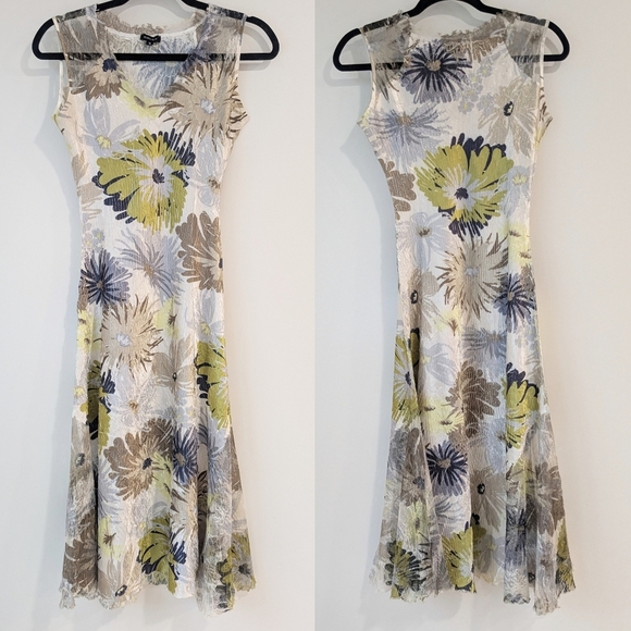 NEW Komarov Lace Trim Charmeuse Maxi Dress - Picture 8 of 8